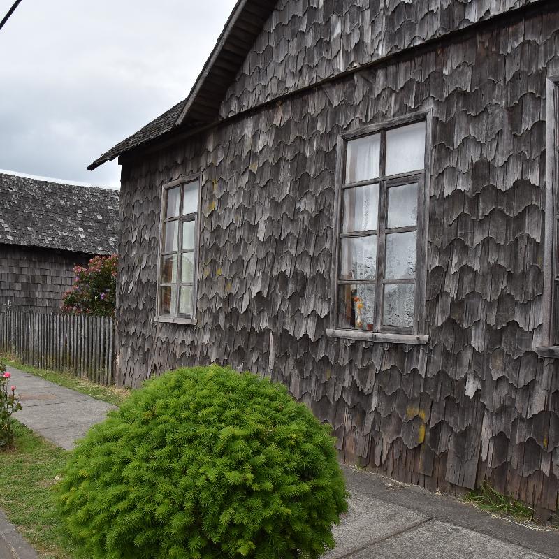 Ile de Chiloé : maisons en bois